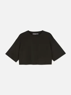 Boxy Cropped T-Shirt|Primark Outlet