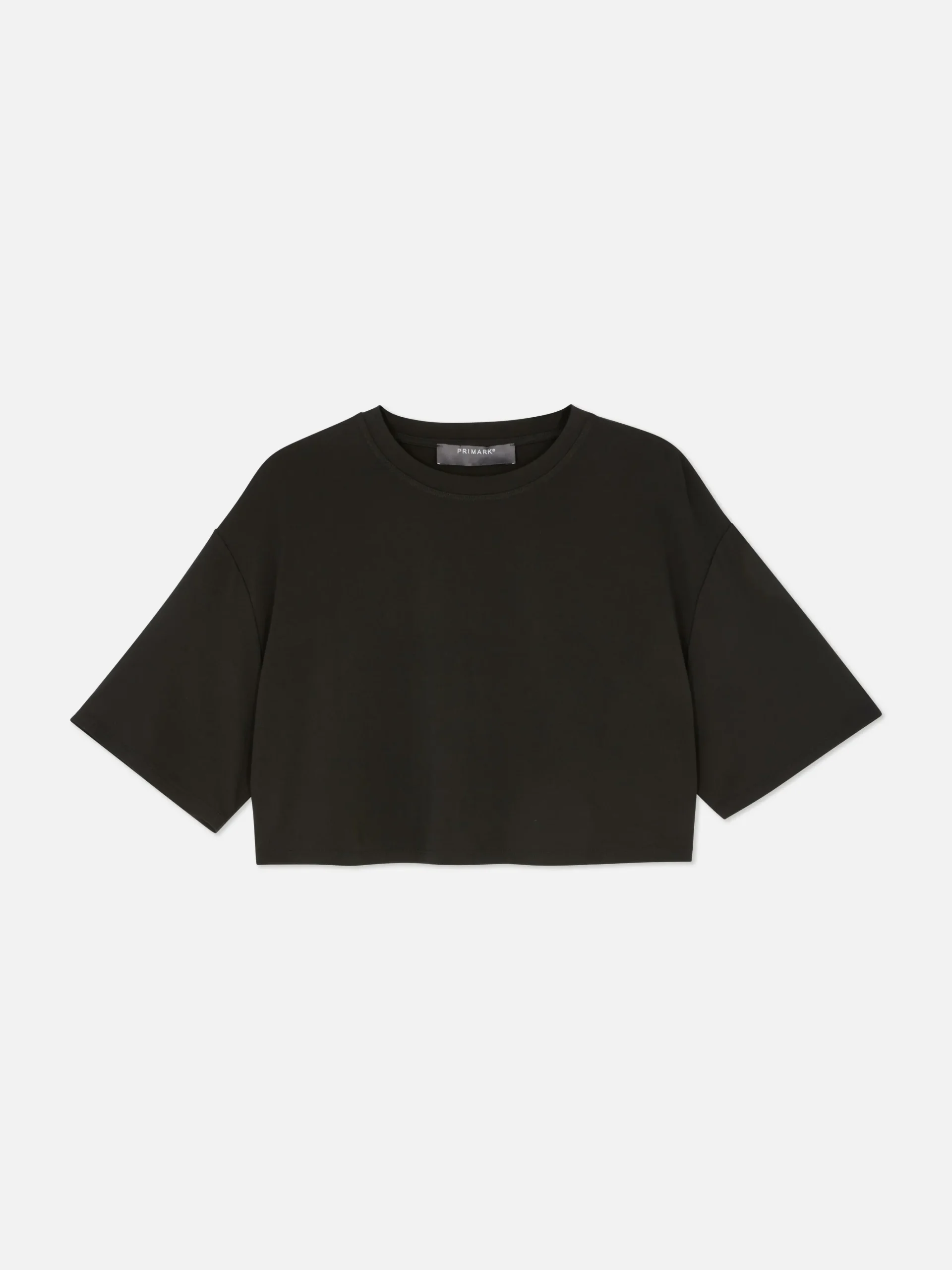 Boxy Cropped T-Shirt|Primark Outlet