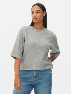 Boxy Knit T-Shirt|Primark Online
