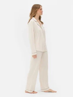 Boyfriend Long Pajamas|Primark New