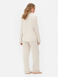Boyfriend Long Pajamas|Primark New