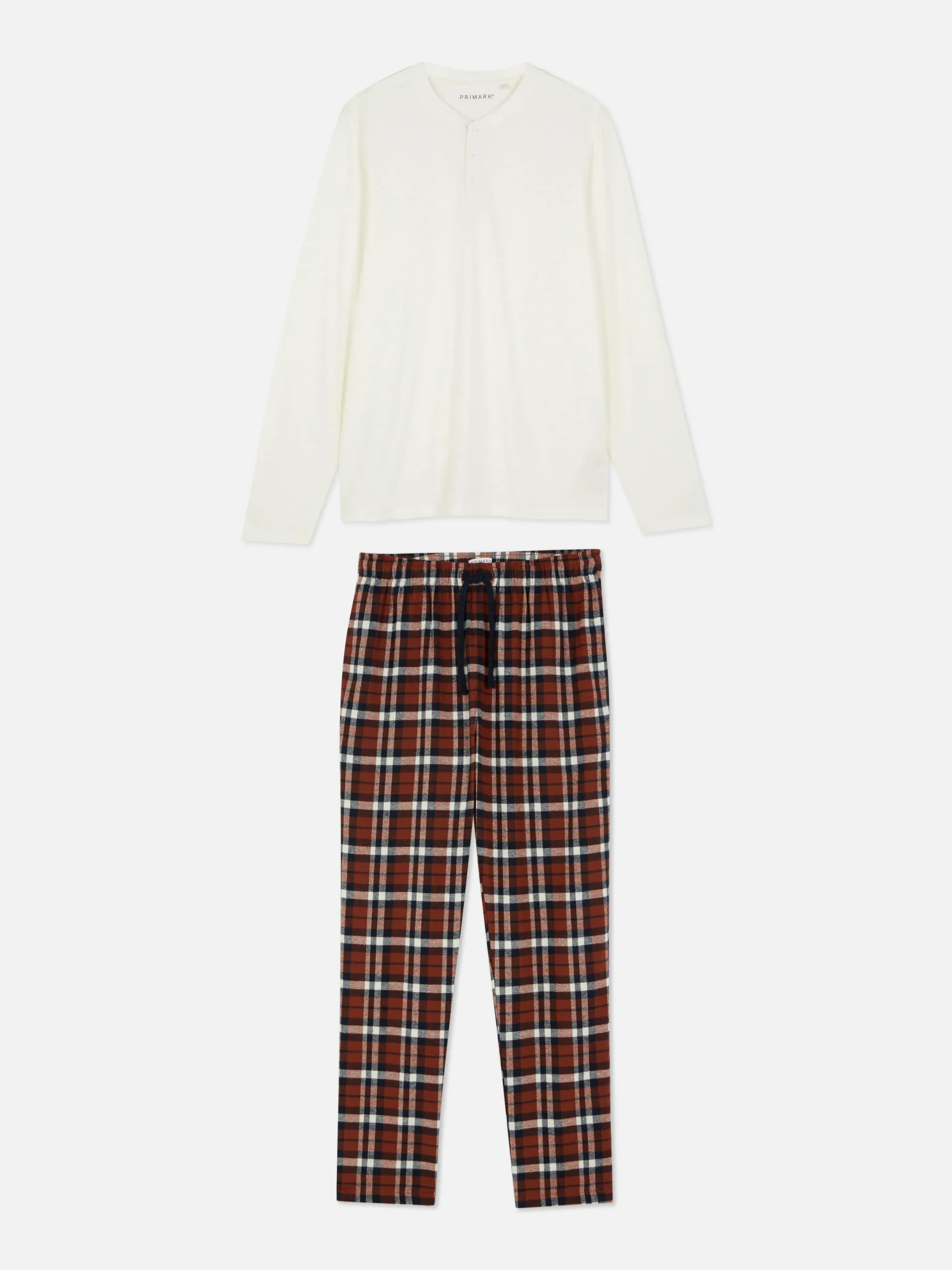 Brushed Long Pajamas|Primark Best