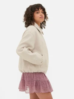 Bubble Hem Jacket|Primark Clearance