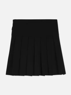 Buckle Belt Pleated Skirt|Primark New