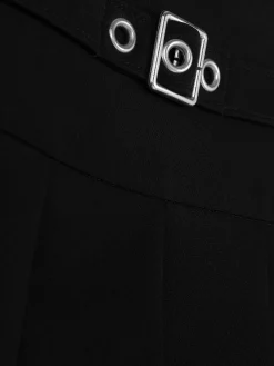 Buckle Belt Pleated Skirt|Primark New