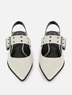 Buckle Slingback Ballerina Flats|Primark New