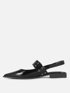 Buckle Slingback Ballerina Flats|Primark Sale