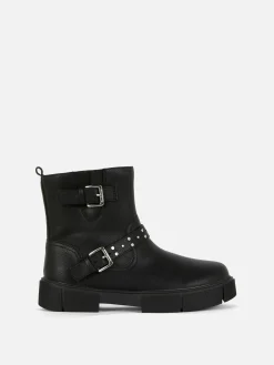 Buckle Strap Ankle Boots|Primark New