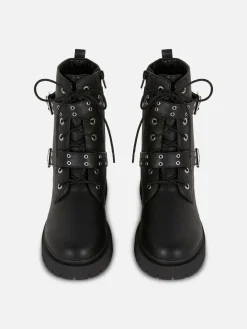 Buckled Biker Boots|Primark Outlet