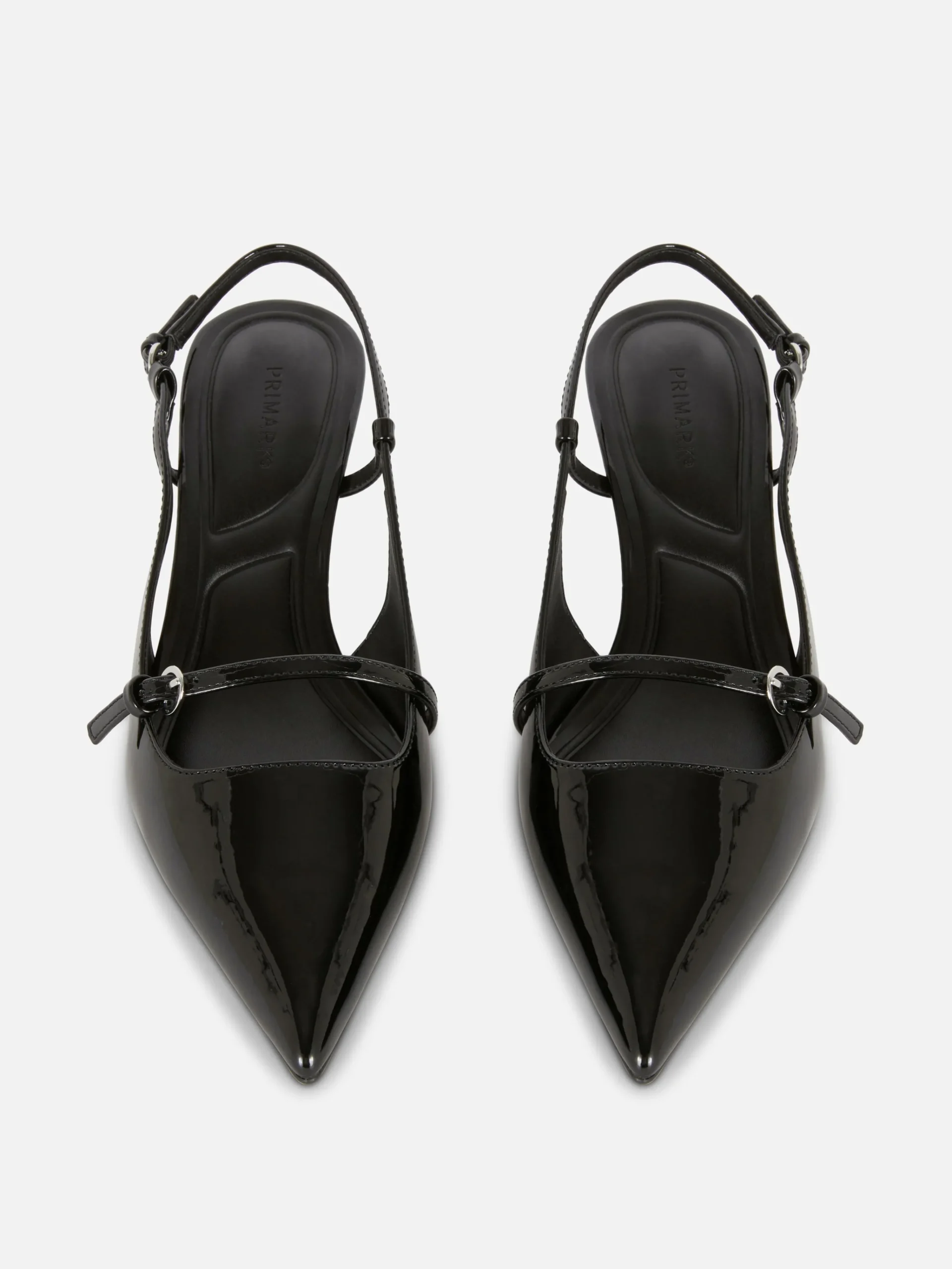 Buckled Patent Kitten Heels|Primark Hot