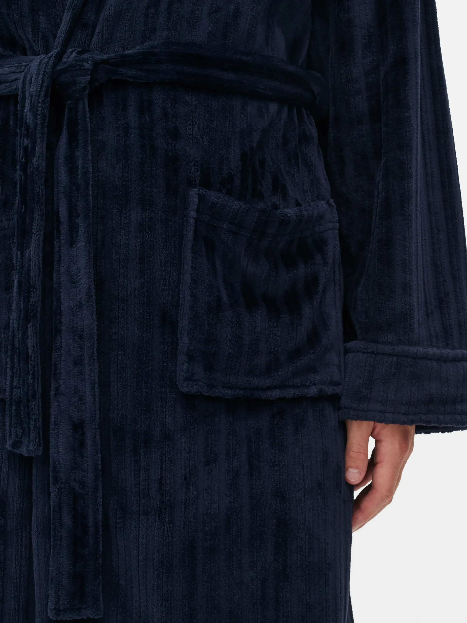 Burnout Striped Robe|Primark