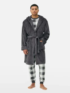 Burnout Striped Robe|Primark