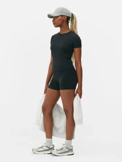 Buttery Soft High Waist Yoga Shorts|Primark Outlet