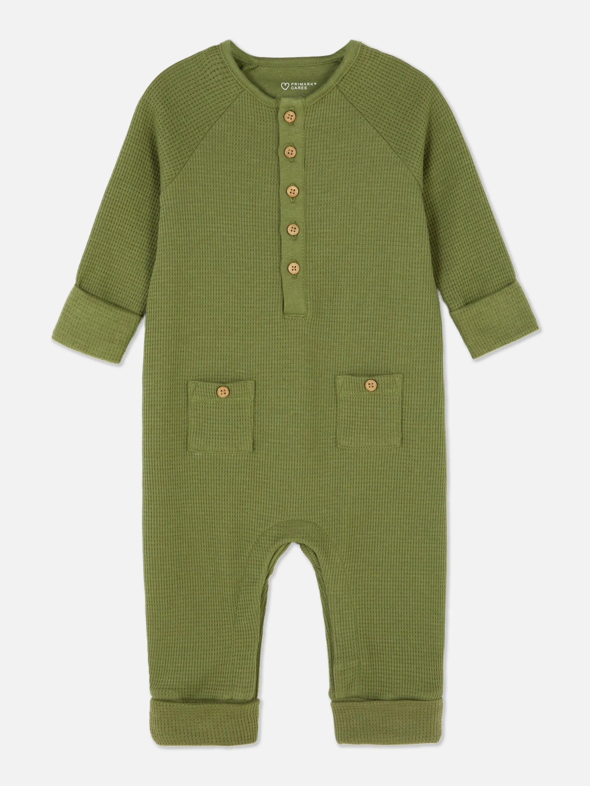 Buttoned Waffle Romper|Primark Best