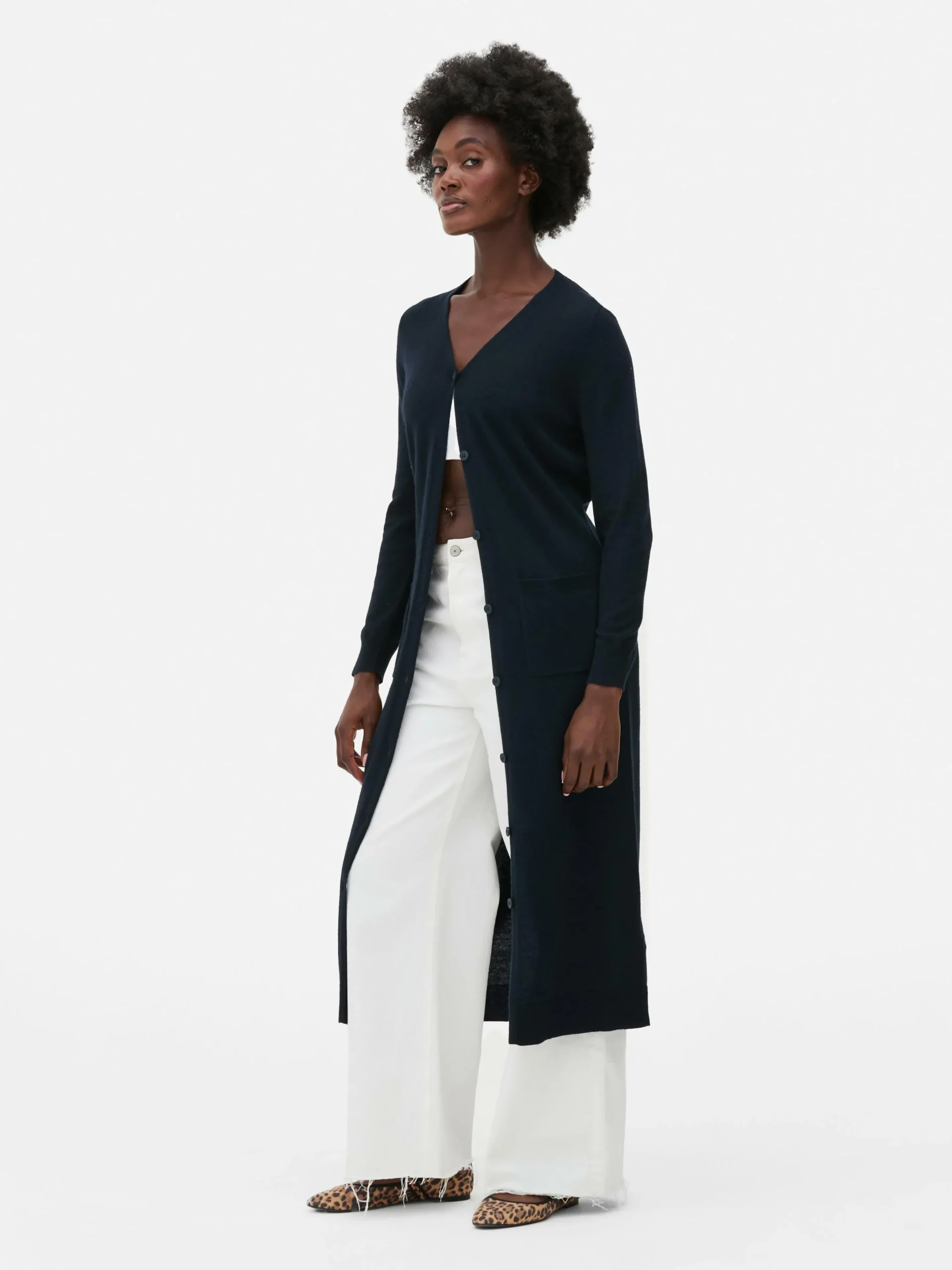 Button-Up Maxi Cardigan|Primark Online