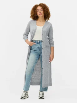 Button-Up Maxi Cardigan|Primark Outlet