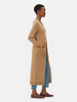 Button-Up Maxi Cardigan|Primark Hot