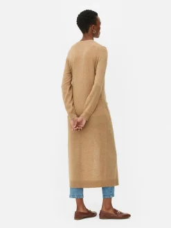 Button-Up Maxi Cardigan|Primark Hot