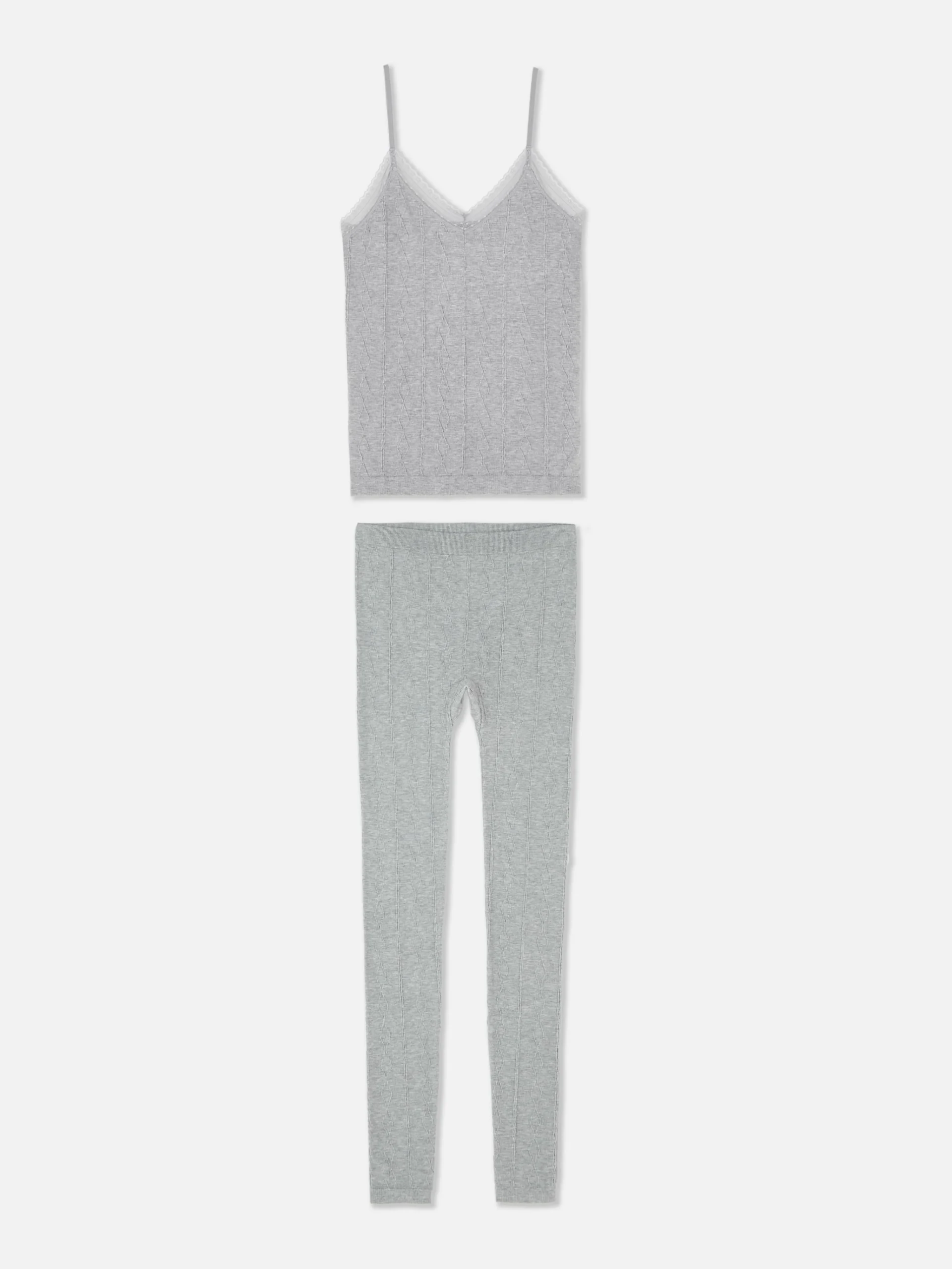 Cable Knit Cami Pajamas|Primark Best
