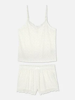 Cami And Shorts Pajama Set|Primark New