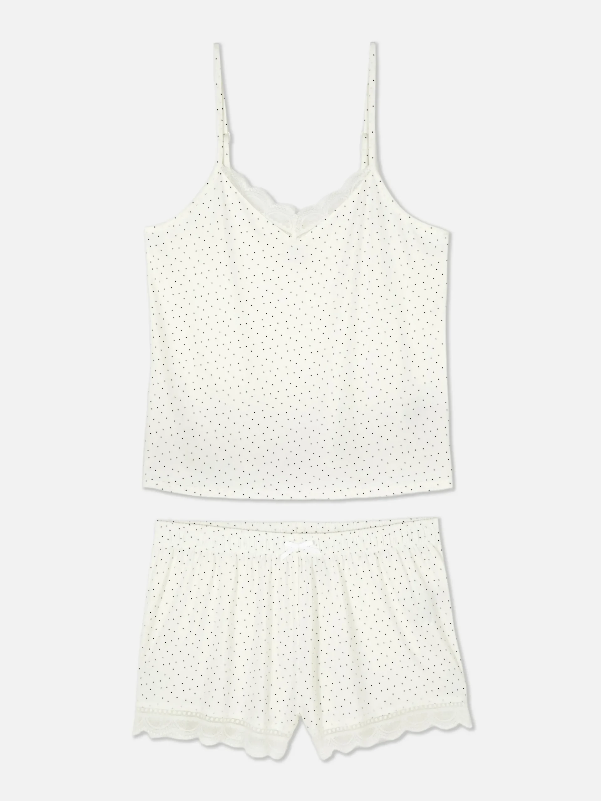 Cami And Shorts Pajama Set|Primark New
