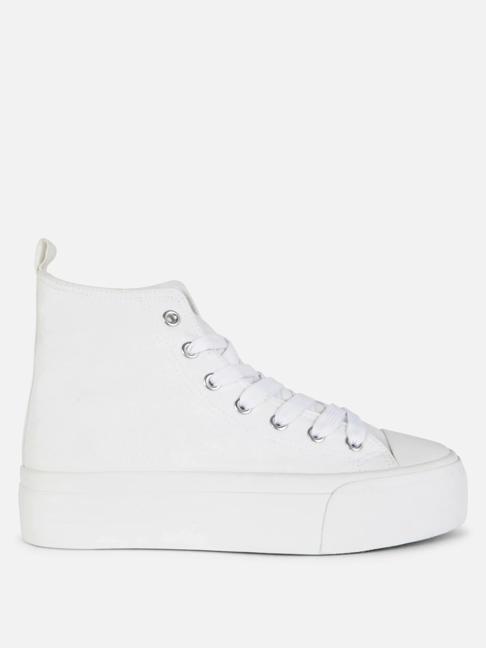 Canvas Flatform High Tops|Primark Online