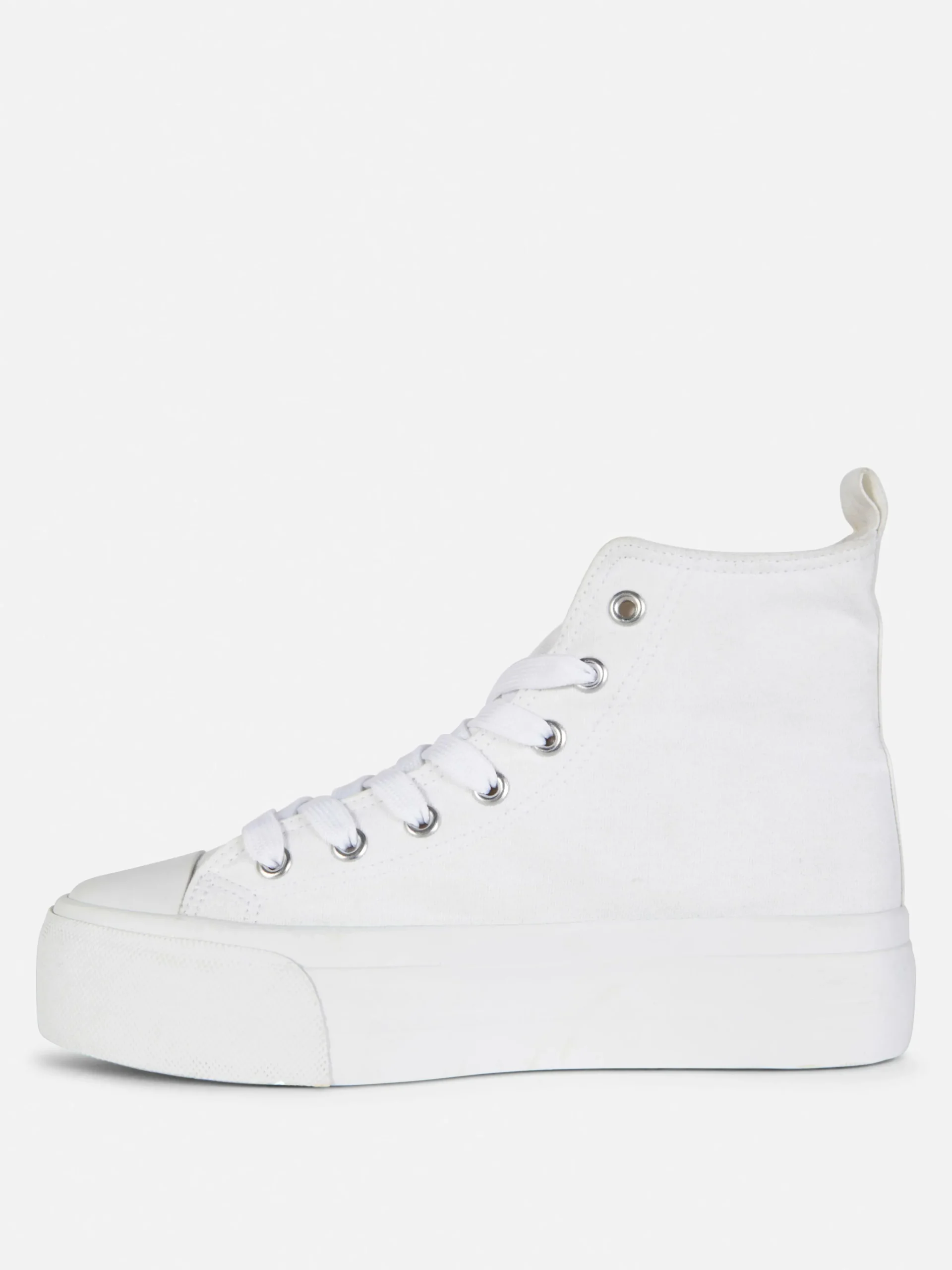 Canvas Flatform High Tops|Primark Online