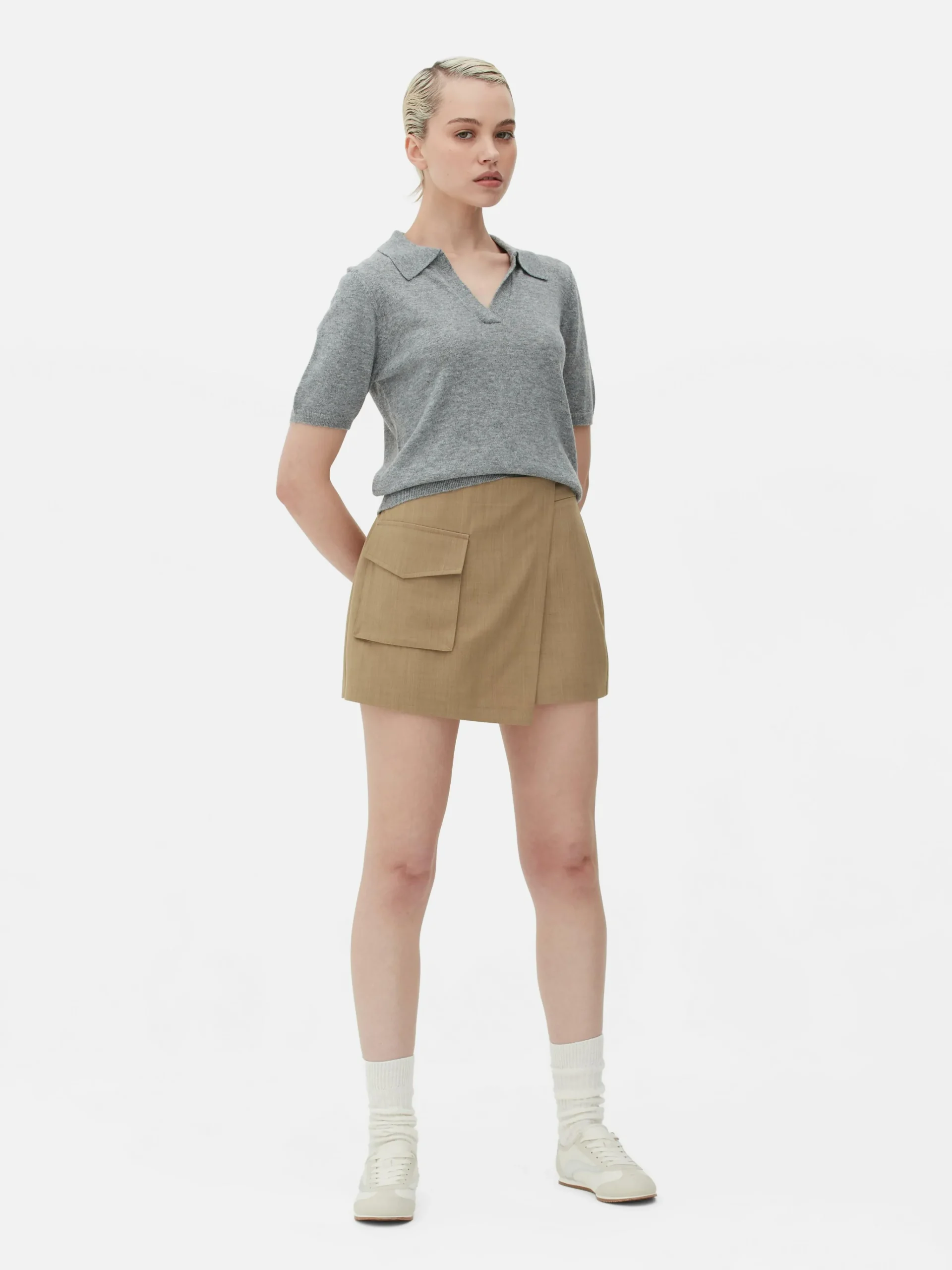 Cargo Pocket Skort|Primark Online