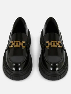 Chain Detail Chunky Loafers|Primark Discount