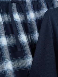 Check Brushed Cotton Pajamas|Primark Online
