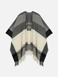 Check Design Cape Scarf|Primark Hot