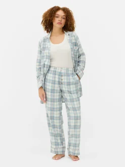 Check Flannel Pajama Bottoms|Primark Best