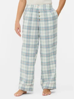 Check Flannel Pajama Bottoms|Primark Best
