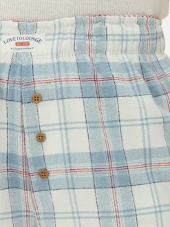 Check Flannel Pajama Bottoms|Primark Best