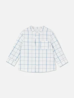 Check Long Sleeve Shirt|Primark Discount