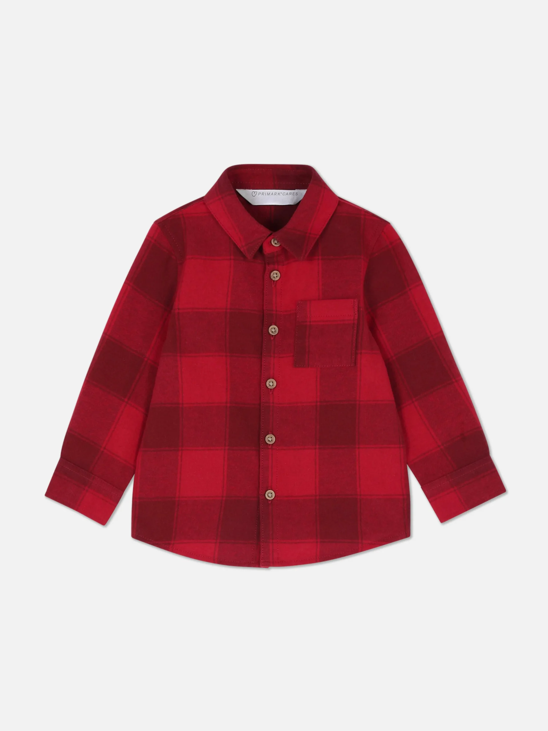 Check Long Sleeve Shirt|Primark Best