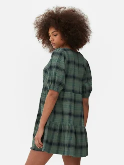Check Mini Tea Dress|Primark Clearance