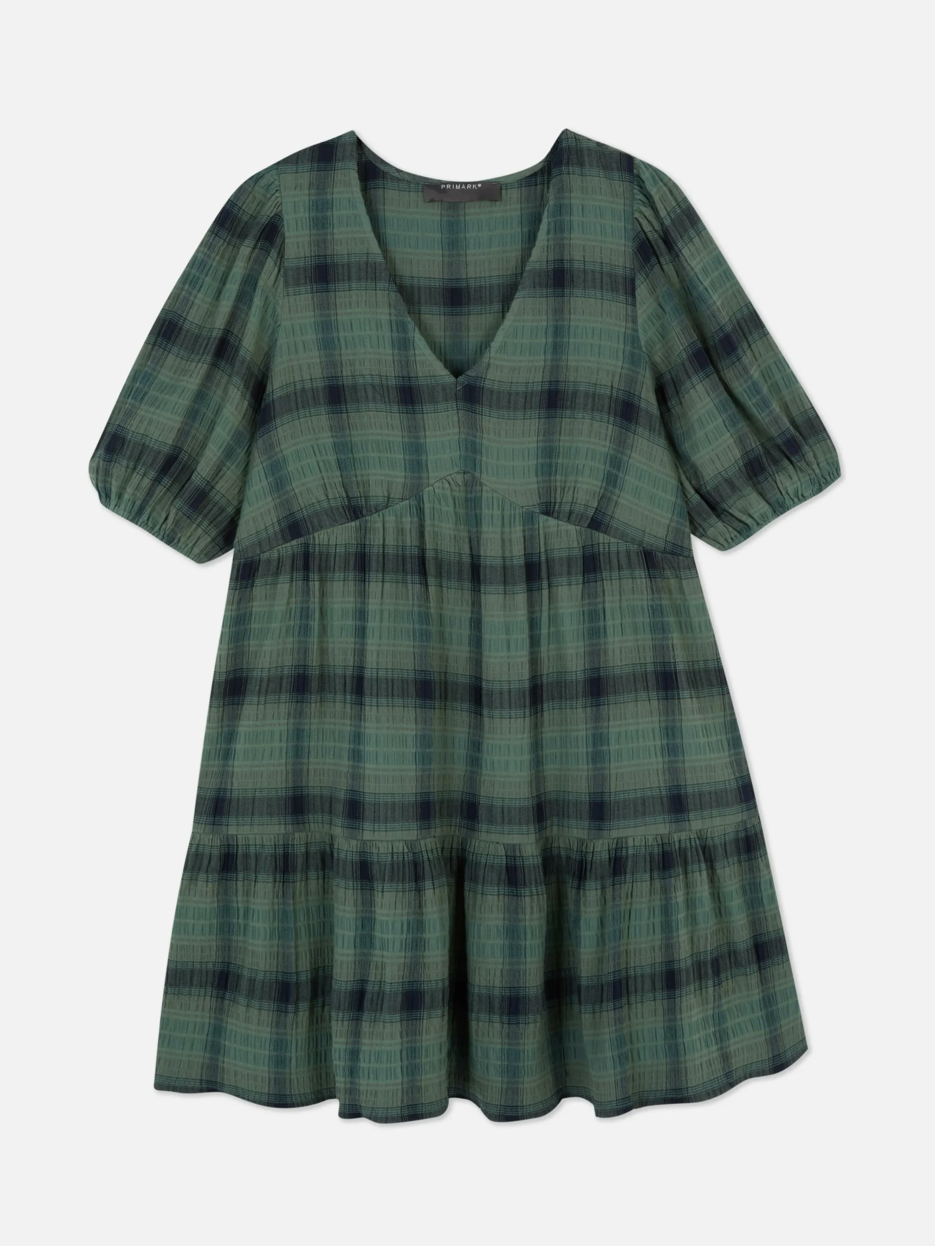 Check Mini Tea Dress|Primark Clearance