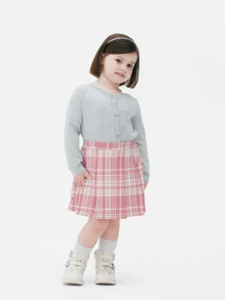 Check Pleated Skirt|Primark New