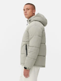 Check Puffer Jacket|Primark Hot