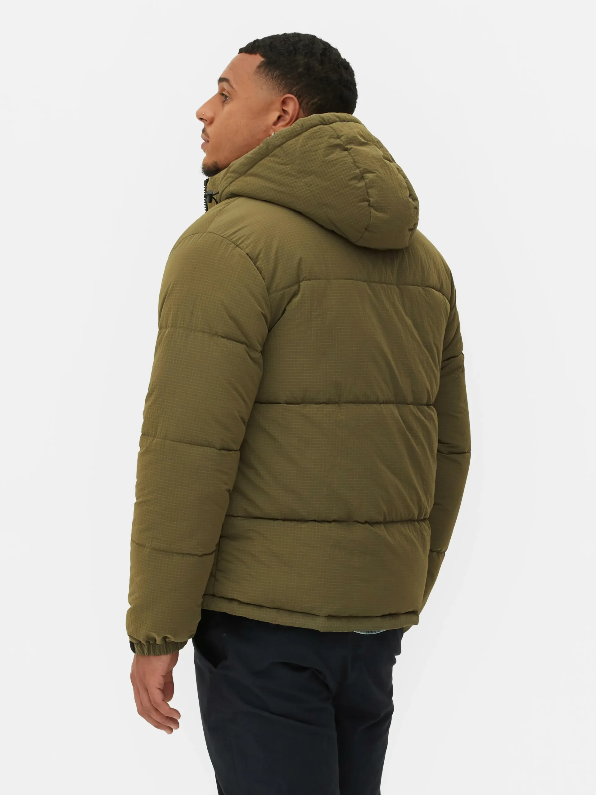Check Puffer Jacket|Primark New