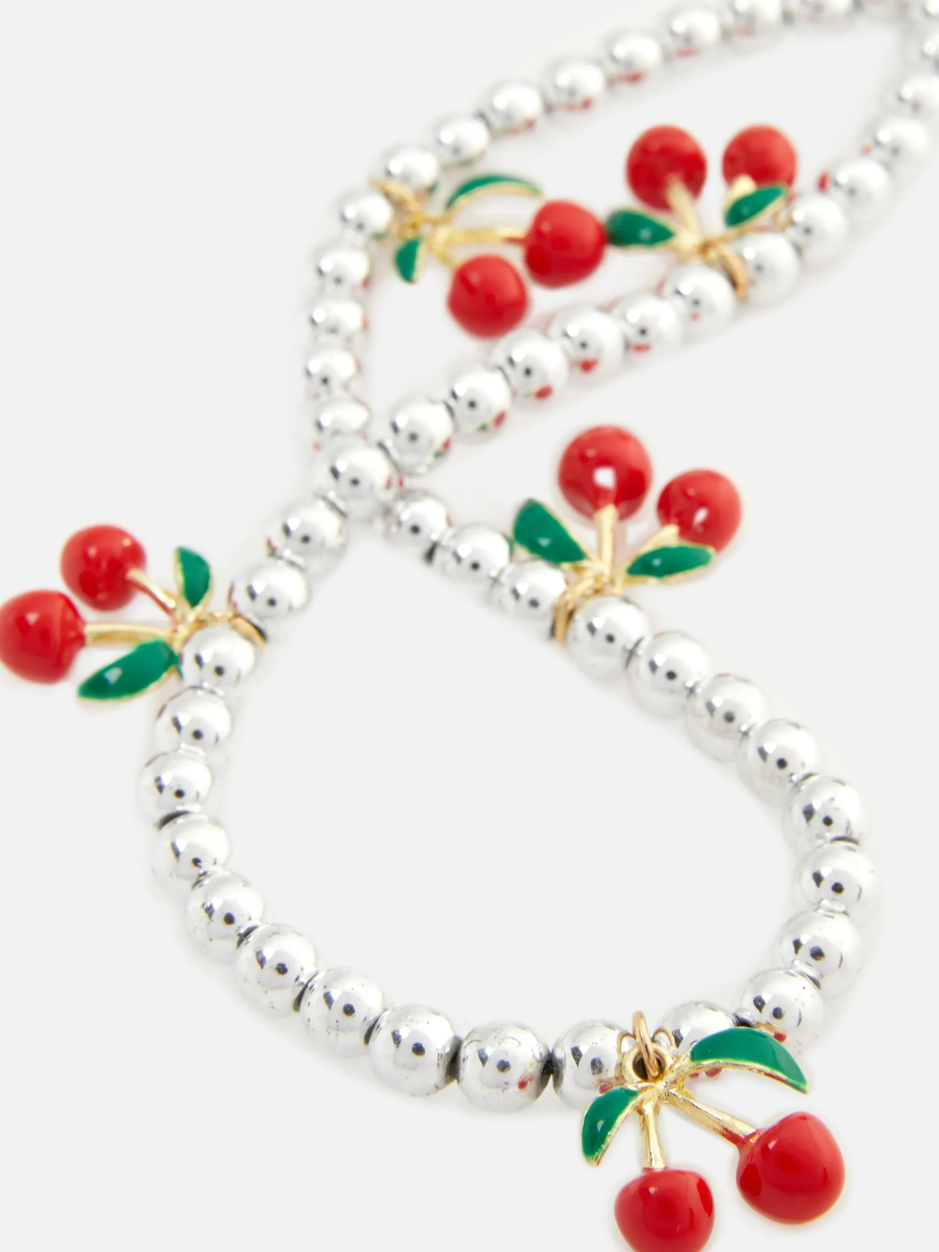Cherry Beaded Phone Charm|Primark Online