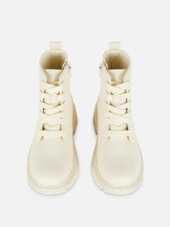 Chunky Side Zip Boots|Primark Clearance