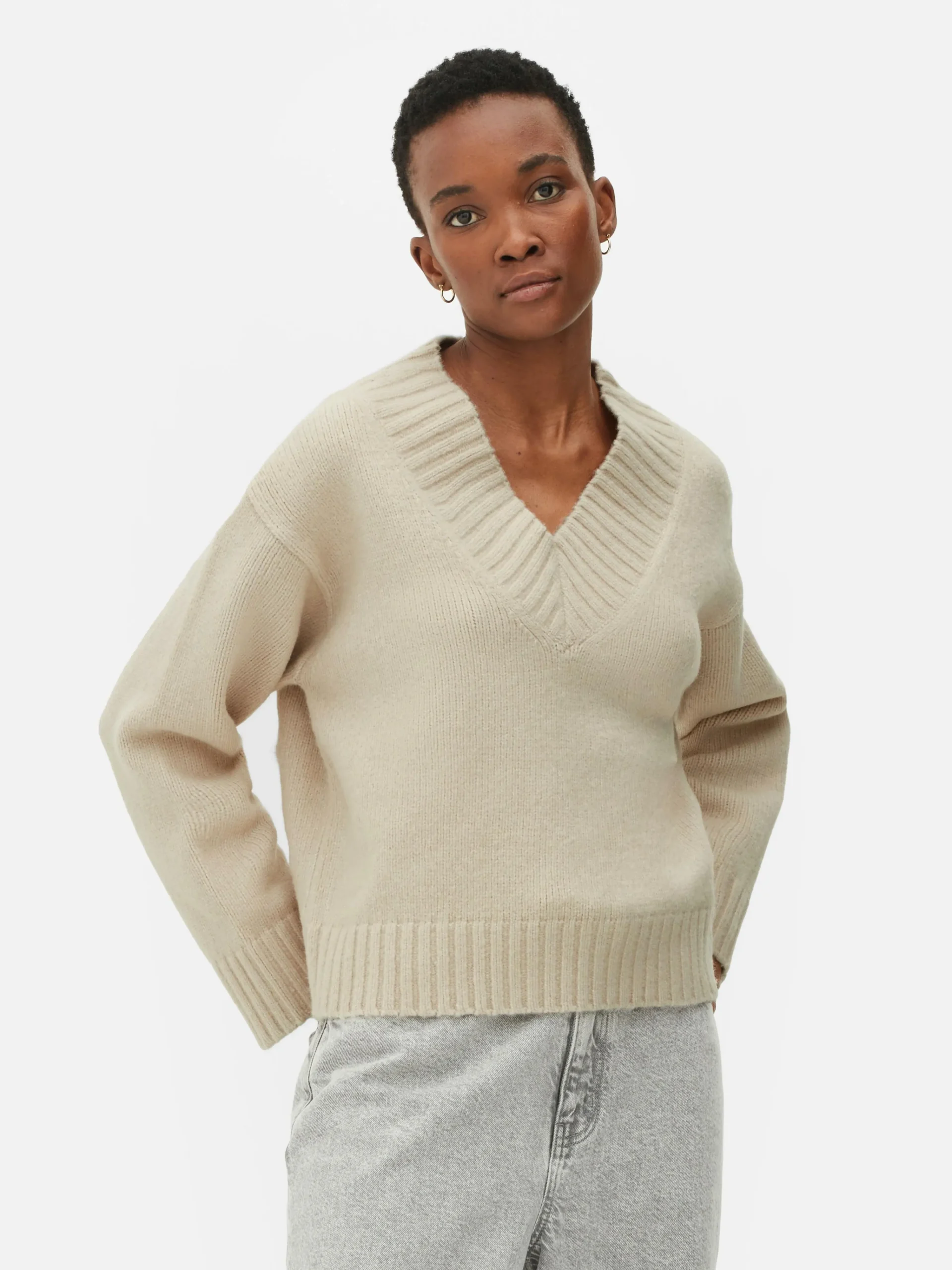 Chunky V-Neck Sweater|Primark Best