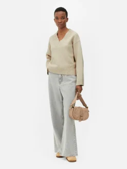 Chunky V-Neck Sweater|Primark Best