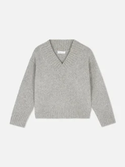 Chunky V-Neck Sweater|Primark Clearance