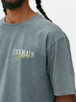 Citrus Print T-Shirt|Primark Discount