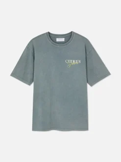 Citrus Print T-Shirt|Primark Discount