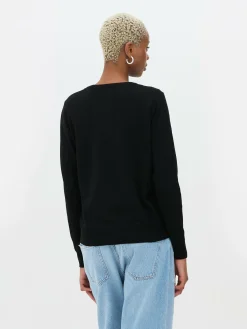 Classic Crew Neck Cardigan|Primark Hot