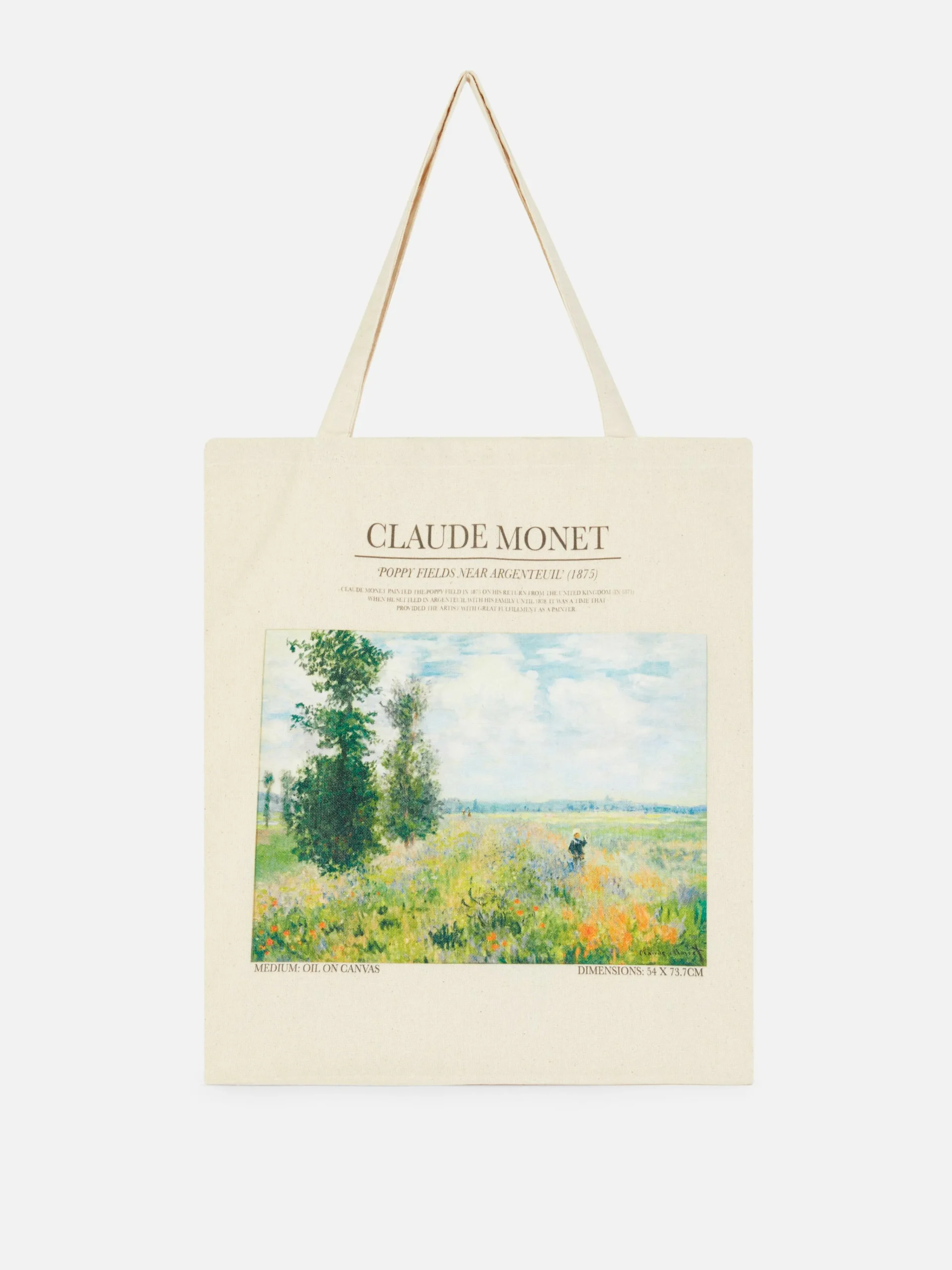 Claude Monet Canvas Bag|Primark New